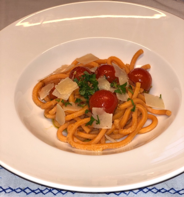  Spaghetti alio, olio e peperoncino da Donato aus Lehrberg